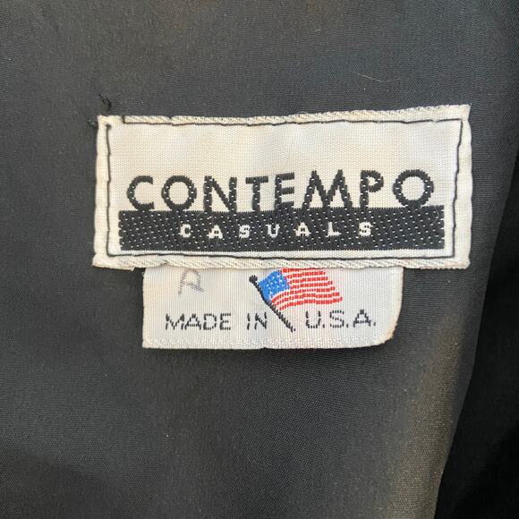 Vintage Black Suede Bolero Jacket Made in USA - Women's Size L - Picture 3 of 6